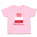 Toddler Girl Clothes Polish Princess Crown Countries Princess Toddler Shirt