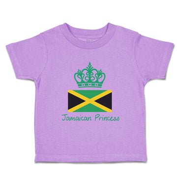 Toddler Girl Clothes Jamaican Princess Crown Countries Princess Toddler Shirt