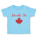 Toddler Clothes Made in Canada Red Leaf Canadian Toddler Shirt Cotton