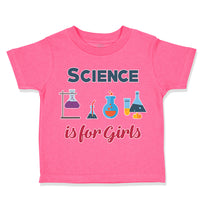 Toddler Girl Clothes Science Is for Girls Geek Teacher School Education Cotton