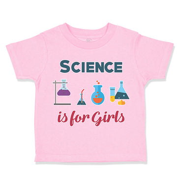 Toddler Girl Clothes Science Is for Girls Geek Teacher School Education Cotton