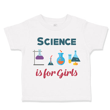 Toddler Girl Clothes Science Is for Girls Geek Teacher School Education Cotton