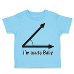 Toddler Clothes I'M Acute Math Geek Nerd Baby Toddler Shirt Baby Clothes Cotton