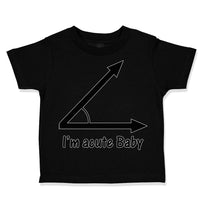Toddler Clothes I'M Acute Math Geek Nerd Baby Toddler Shirt Baby Clothes Cotton