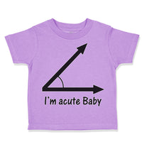 Toddler Clothes I'M Acute Math Geek Nerd Baby Toddler Shirt Baby Clothes Cotton