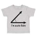 Toddler Clothes I'M Acute Math Geek Nerd Baby Toddler Shirt Baby Clothes Cotton