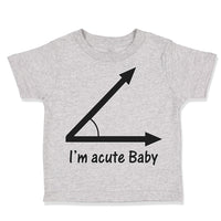 Toddler Clothes I'M Acute Math Geek Nerd Baby Toddler Shirt Baby Clothes Cotton