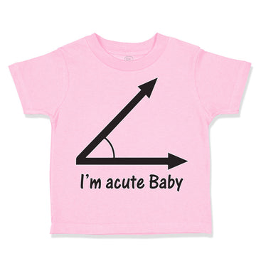 Toddler Clothes I'M Acute Math Geek Nerd Baby Toddler Shirt Baby Clothes Cotton