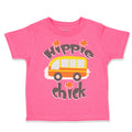 Toddler Girl Clothes Hippie Chick Funny Humor Toddler Shirt Baby Clothes Cotton