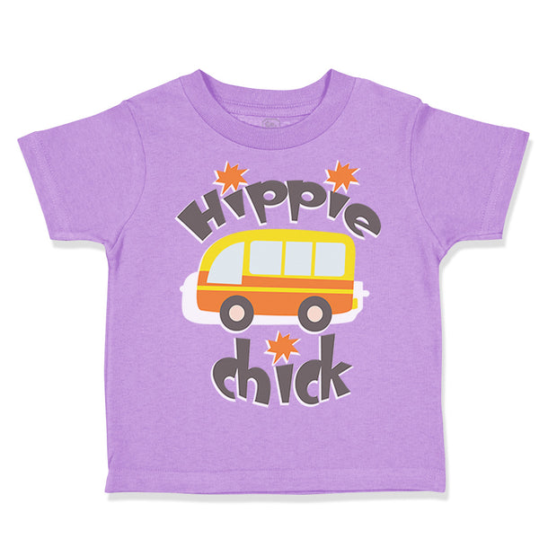 Toddler Girl Clothes Hippie Chick Funny Humor Toddler Shirt Baby Clothes Cotton