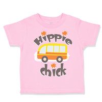 Toddler Girl Clothes Hippie Chick Funny Humor Toddler Shirt Baby Clothes Cotton