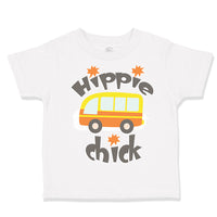 Toddler Girl Clothes Hippie Chick Funny Humor Toddler Shirt Baby Clothes Cotton