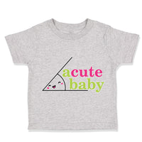 Toddler Clothes Acute Math Geek Nerd Baby Funny Humor Style C Toddler Shirt