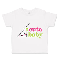 Toddler Clothes Acute Math Geek Nerd Baby Funny Humor Style C Toddler Shirt