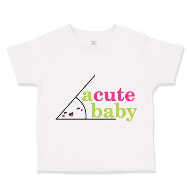 Toddler Clothes Acute Math Geek Nerd Baby Funny Humor Style C Toddler Shirt