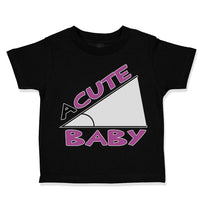 Toddler Clothes Acute Math Geek Nerd Baby Funny Humor Style D Toddler Shirt