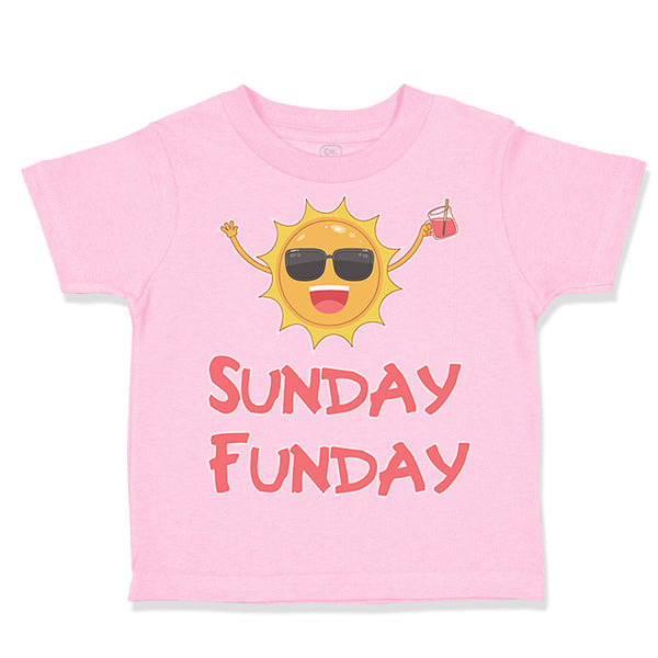 Toddler Clothes Sunday Funday Funny Humor Toddler Shirt Baby Clothes Cotton