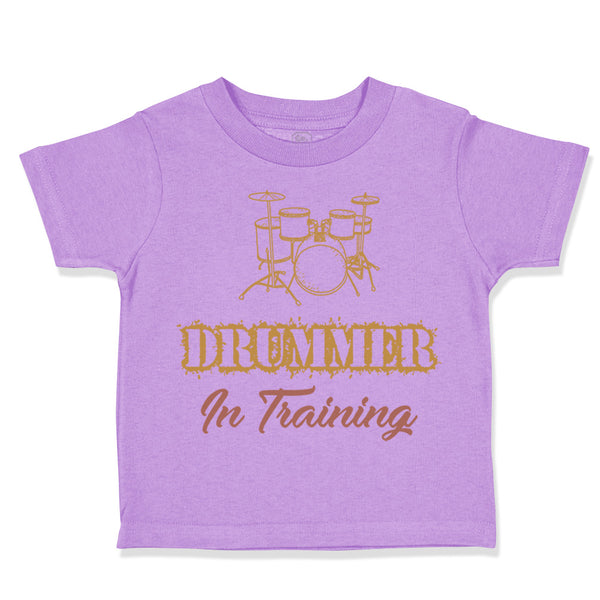 Toddler Clothes Drummer in Training Toddler Shirt Baby Clothes Cotton