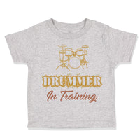 Toddler Clothes Drummer in Training Toddler Shirt Baby Clothes Cotton