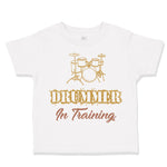 Toddler Clothes Drummer in Training Toddler Shirt Baby Clothes Cotton
