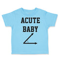 Toddler Clothes Acute Math Geek Nerd Baby Funny Humor Style E Toddler Shirt