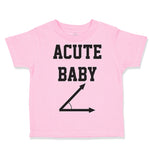 Toddler Clothes Acute Math Geek Nerd Baby Funny Humor Style E Toddler Shirt