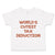 Toddler Clothes World's Cutest Tax Deduction Funny Humor B Toddler Shirt Cotton