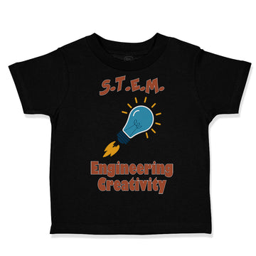 Toddler Clothes S.T.E.M. Engineering Creativity Geek Nerd Toddler Shirt Cotton