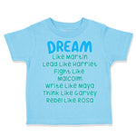 Dream like Martin - Lead like Harriet - Fight like Malcom -