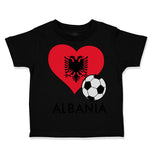 Toddler Clothes Albanian Soccer Albania Football Football Toddler Shirt Cotton