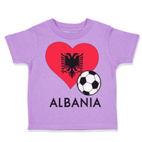 Toddler Clothes Albanian Soccer Albania Football Football Toddler Shirt Cotton