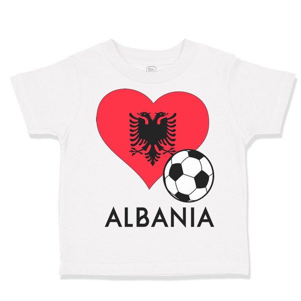 Toddler Clothes Albanian Soccer Albania Football Football Toddler Shirt Cotton