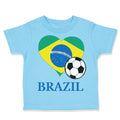 Toddler Clothes Brazilian Soccer Brazil Football Football Toddler Shirt Cotton