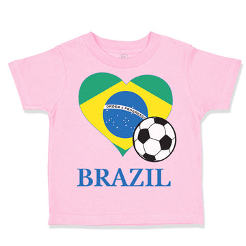 Toddler Clothes Brazilian Soccer Brazil Football Football Toddler Shirt Cotton
