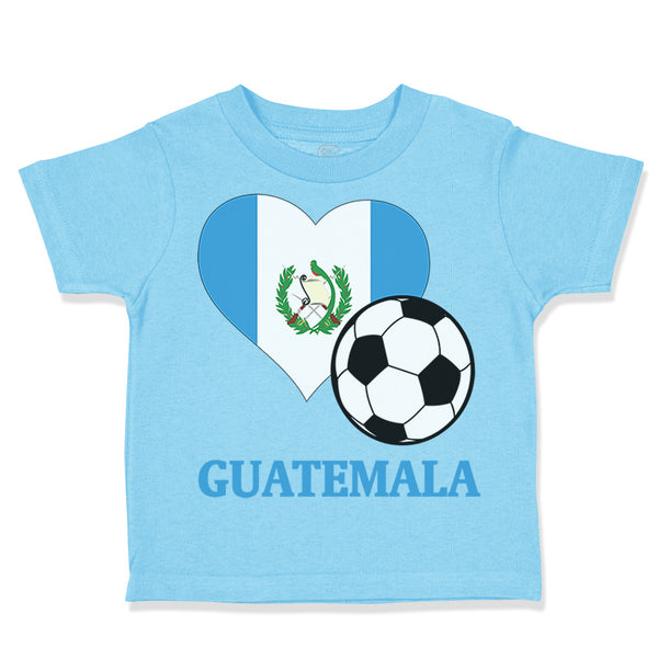 Toddler Clothes Guatemalan Soccer Guatemala Football Toddler Shirt Cotton