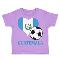 Toddler Clothes Guatemalan Soccer Guatemala Football Toddler Shirt Cotton