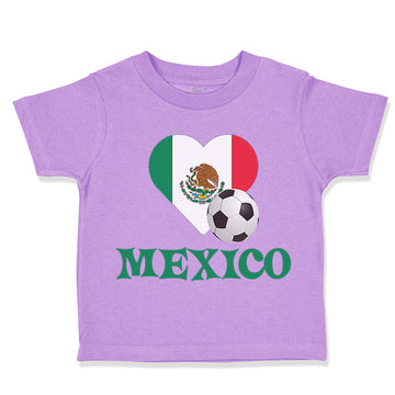 Toddler Clothes Mexican Soccer Mexico Football Football Toddler Shirt Cotton