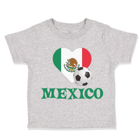 Toddler Clothes Mexican Soccer Mexico Football Football Toddler Shirt Cotton