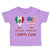 Toddler Clothes 50% Mexican 50% American = 100% Cute Toddler Shirt Cotton