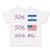 Toddler Clothes 50% Honduran + 50% Usa = 100% Me Toddler Shirt Cotton