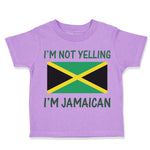 Toddler Clothes I'M Not Yelling I'M Jamaican Toddler Shirt Baby Clothes Cotton