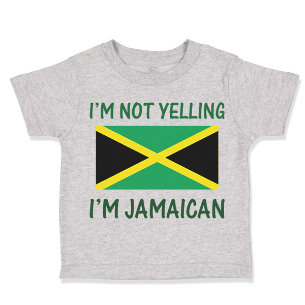Toddler Clothes I'M Not Yelling I'M Jamaican Toddler Shirt Baby Clothes Cotton