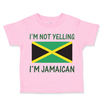 Toddler Clothes I'M Not Yelling I'M Jamaican Toddler Shirt Baby Clothes Cotton