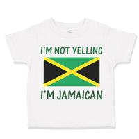 Toddler Clothes I'M Not Yelling I'M Jamaican Toddler Shirt Baby Clothes Cotton