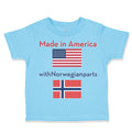 Toddler Clothes Made in America with Norwegian Parts Toddler Shirt Cotton