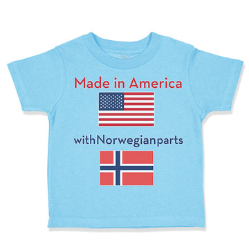 Toddler Clothes Made in America with Norwegian Parts Toddler Shirt Cotton