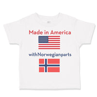 Toddler Clothes Made in America with Norwegian Parts Toddler Shirt Cotton