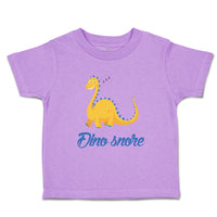 Toddler Clothes Dino Snore Animals Dinosaurs Toddler Shirt Baby Clothes Cotton