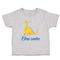 Toddler Clothes Dino Snore Animals Dinosaurs Toddler Shirt Baby Clothes Cotton