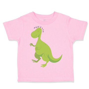 Toddler Clothes Zzzzz Dinosaur Dino Sleeping Toddler Shirt Baby Clothes Cotton